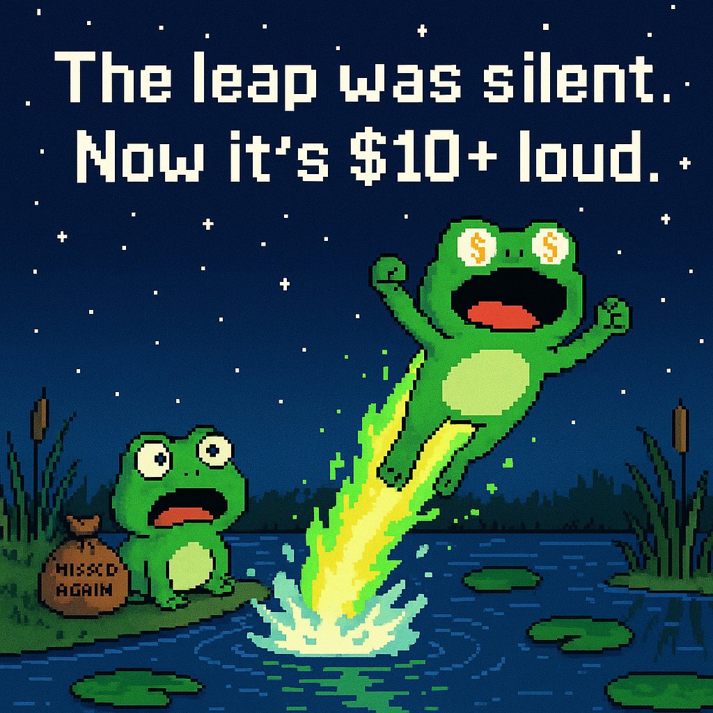 blizzstor's tweet photo. $FROQ to $10+?
You laughed.
Now frogs are mooning while you hold regret.
The pond’s too calm…
That’s not peace — it’s the leap loading.
https://t.co/yJnxBcUhHB
CA: 0x131F5AE1CBfEFe8EFbDf93dA23fa4d39F14a817c
Buy: @Equalizer0x
TG: https://t.co/J4ultXRS6d
#froq #defi
#MemeCoin https://t.co/55WGaYhIna