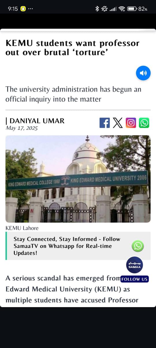 KanzaImann's tweet photo. Imagine being insulted and verbally abused almost every single day in front of 300+ people over trivial matters and one day crossing all limits your professor starts hitting your fellows with a thick 4-5 ft long stick! Pathetic and disgusting 

#ViolenceinKEMU
VIOLENCE IN KEMU https://t.co/EcH9AK1LyY