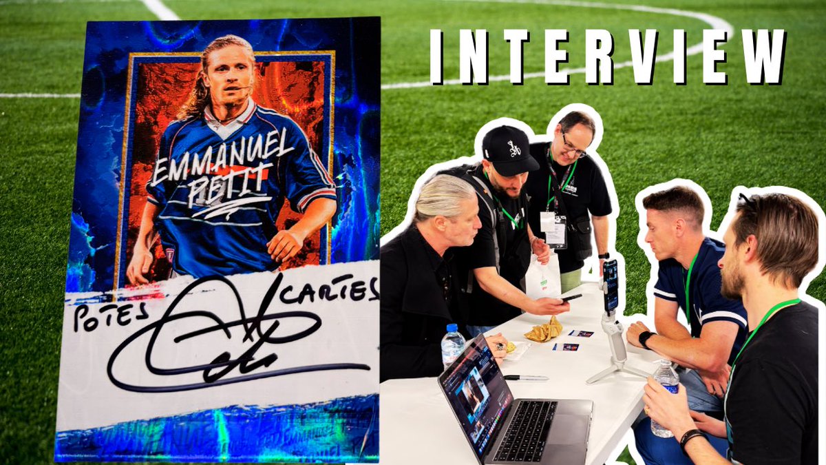 potes_cartes's tweet image. Quel moment !! 20min en tête à tête avec Mr Emmanuel Petit au @pariscardshow ⚽️ 🇫🇷 pour parler passion et collection !

youtube.com/live/rxkLpWPKT…

#thehobby @CardPurchaser