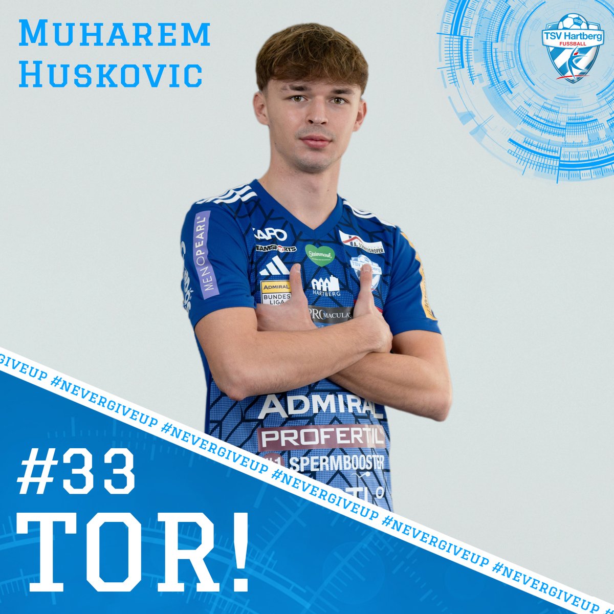 tsv_hartberg's tweet photo. SPIEL GEDREHT! MUUUUUKI HUSKOVIC ist zur Stelle.
_____
HTB 2:1 WSG | 83´ - #htbwsg #admiralbl https://t.co/Xo4rogCQMB