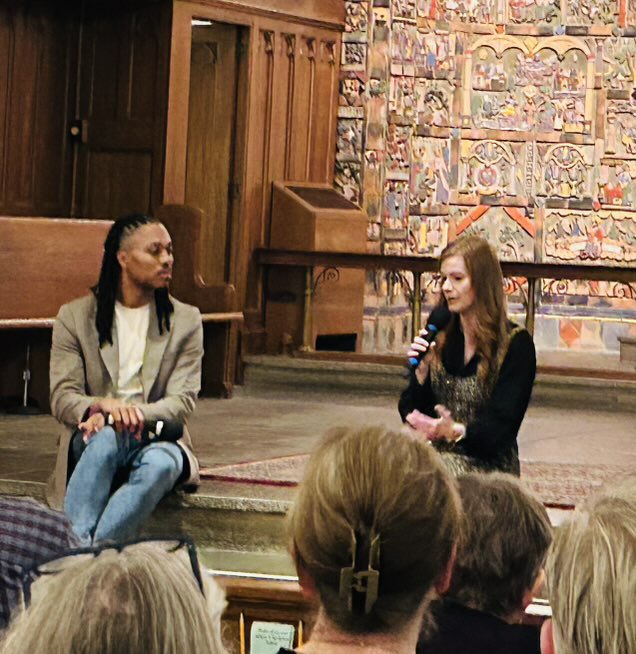Rep. Malcolm Kenyatta (@malcolmkenyatta) on Twitter photo Last night in Doylestown, I had the joy of moderating a conversation with my dear friend, State Senator <a href="/MalloryMcMorrow/">Mallory McMorrow</a> — part of her book tour for ‘Hate Won’t Win’ and a fundraiser for the <a href="/DoylestownDems/">Doylestown Democrats</a> .
We talked about faith, family and the courage needed in this moment. Last night in Doylestown, I had the joy of moderating a conversation with my dear friend, State Senator <a href="/MalloryMcMorrow/">Mallory McMorrow</a> — part of her book tour for ‘Hate Won’t Win’ and a fundraiser for the <a href="/DoylestownDems/">Doylestown Democrats</a> .
We talked about faith, family and the courage needed in this moment.