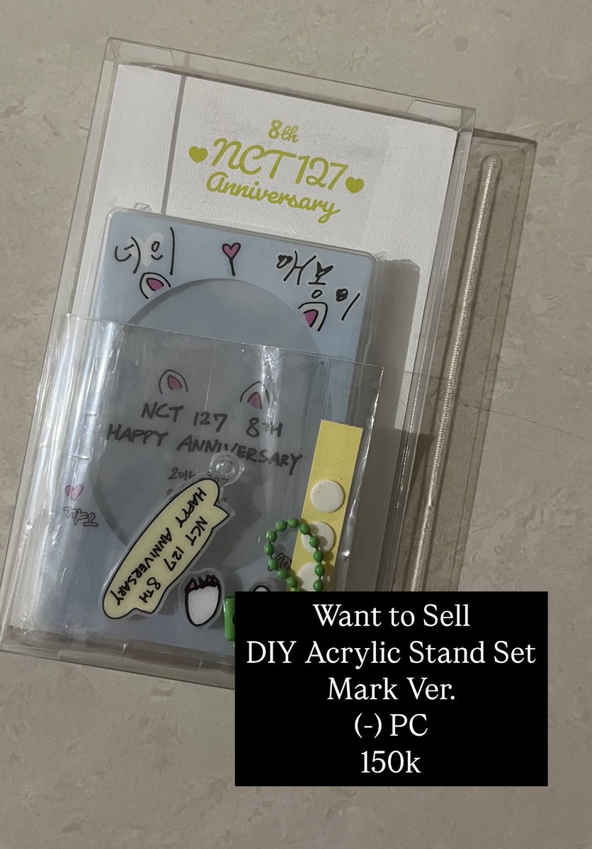 Lilachella's tweet photo. ୨ৎ WTS // WANT TO SELL ୨ৎ

𐙚𓍢 DIY Acrylic Stand Set 8th NCT 127 anniversary (MARK ver.)
𐙚𓍢 Price in the pict
𐙚𓍢 Ready Ina
𐙚𓍢 Sealed, (-) PC
𐙚𓍢 DM for details!

tag. mark 8th nct 127 anniversary diy acrylic stand set wts https://t.co/v7zybhPSIg