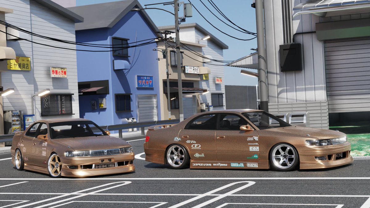 Traum JZX90 CHASER & CRESTA @NightRunners_jp
