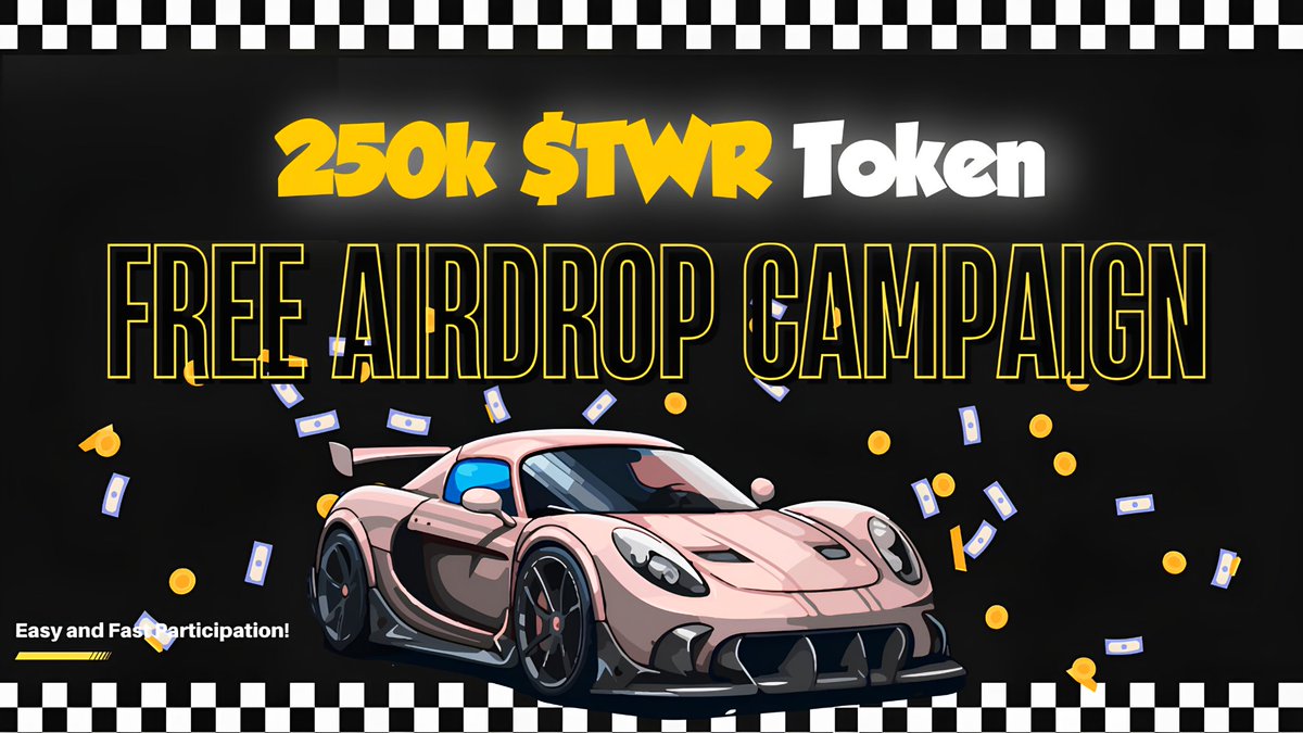 Airdrop Brother (@airdropbrotherx) on Twitter photo ๐ช TheRealWorld #Airdrop
๐ Reward: 1,500 $TWR each for 100 Random Winner
๐จโ๐จโ๐งโ๐ง Referral: 100,000 $TWR for Top 20 Referral
๐ Airdrop Link: gleam.io/p8gnr/therealwโฆ
โ End Date: 22th May, 2025
๐ฆ Distribution: After airdrop end
#Airdrops #GIVEAWAY #TheRealWorld #BTC #ETH $SOL ๐ช TheRealWorld #Airdrop
๐ Reward: 1,500 $TWR each for 100 Random Winner
๐จโ๐จโ๐งโ๐ง Referral: 100,000 $TWR for Top 20 Referral
๐ Airdrop Link: gleam.io/p8gnr/therealwโฆ
โ End Date: 22th May, 2025
๐ฆ Distribution: After airdrop end
#Airdrops #GIVEAWAY #TheRealWorld #BTC #ETH $SOL