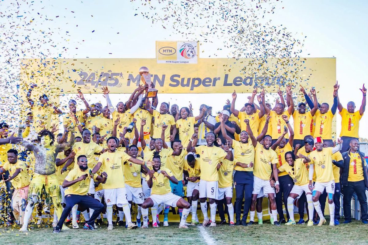 Kosi_foottalk's tweet photo. Power Dynamos are the 2024/2025 champions of the Zambian MTN Super  league 

Congratulations to Aba Yellow ⚽️🎉

#zambiansuperleague #powerdynamos #abayellow #power90 #champions @PowerDynamosFC https://t.co/xdIOSalJzN
