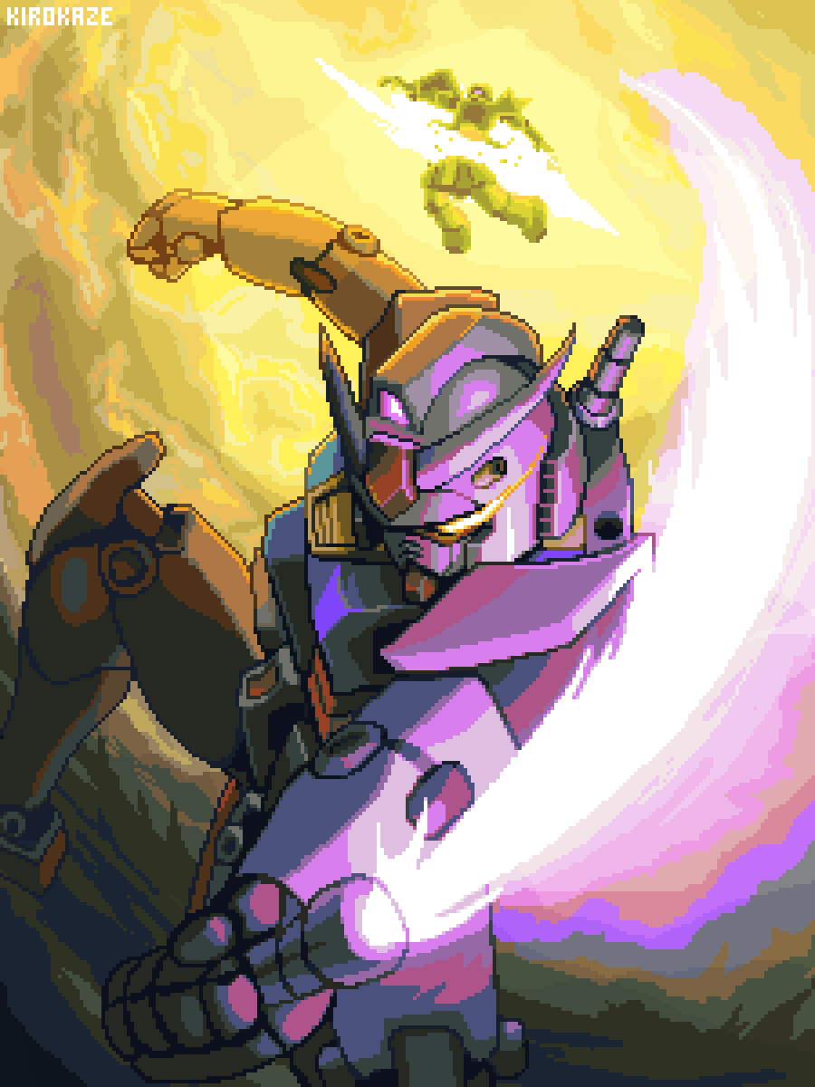 Kirokaze's tweet photo. Gundam Strike #pixelart https://t.co/fxeWn6N5rR