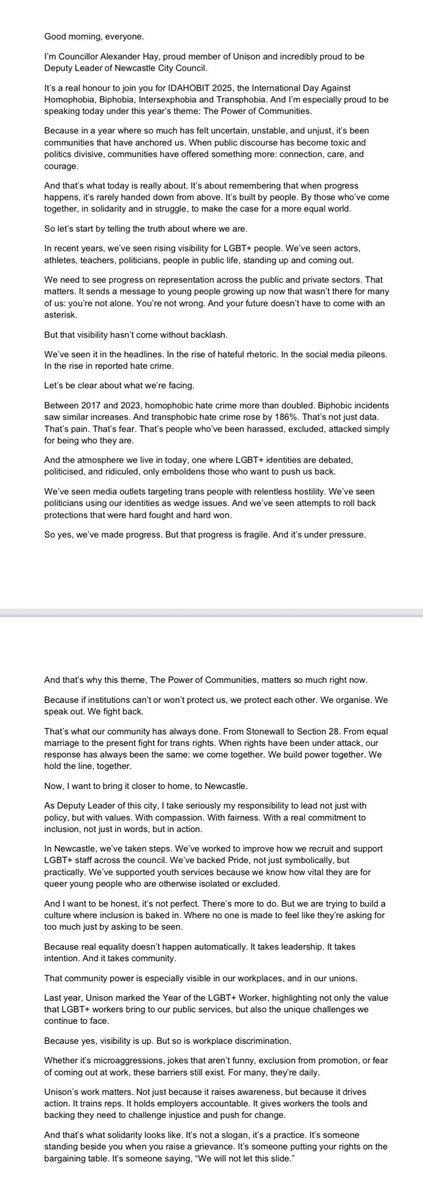Alexander_Hay91's tweet photo. Read my full speech below. 👇 https://t.co/bBxTvv5MZh