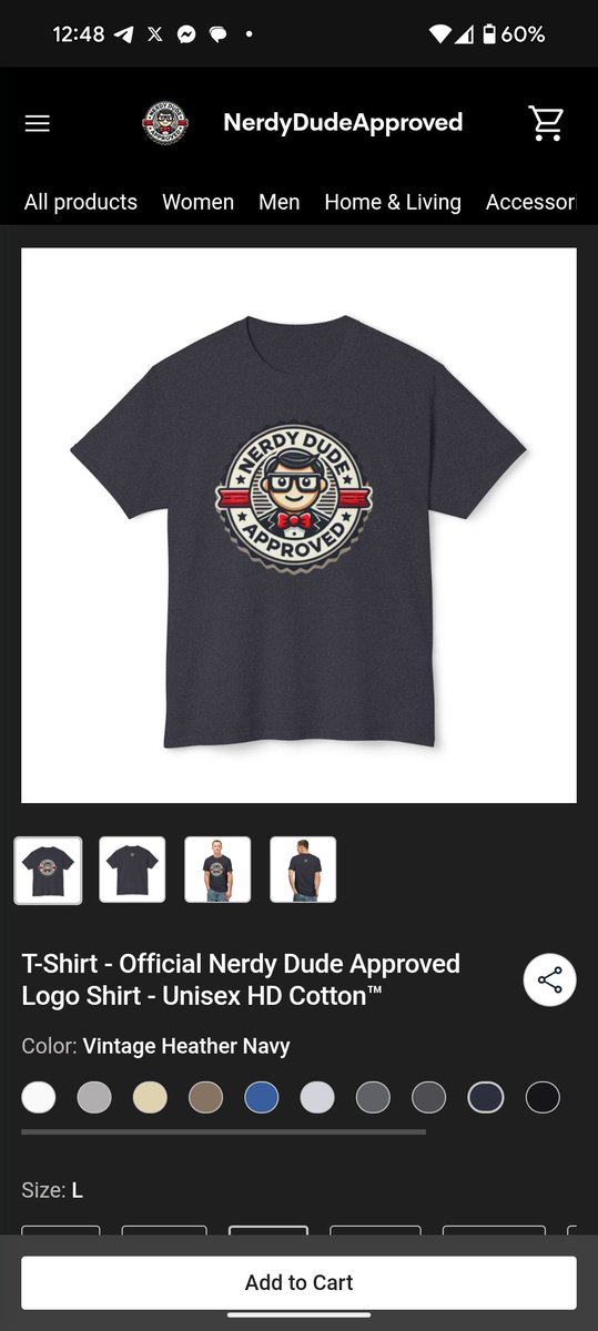 0fficialNerd's tweet photo. π¨ NERDY DUDE APPROVED MERCH STORE IS LIVE, FAM! π’
π€ $NERDYβs droppinβ swag that has Seriously NERDTASTIC VIBES! T-shirts, hoodies, mugs, Accessories and we are just getting started. π€
Now ALL #Nerds can be reppinβ the #nerdiest alpha in Solanaβs memecoin galaxy!
PROFIT SPLIT - We GIVE IT BACK π€
50% to $NERDY holders β
(stack them bags, frens!)
50% marketing /$NERDY Roadmap β
Grab your gear, flex that NERDY pride, & letβs get this viral! β
βΆοΈ Share with your crypto degens AND normie frensβeveryoneβs invited to the nerdiest party in Web3!
π€ππ€ππ€ππ€ππ€ππ€ππ€π https://t.co/BKreZ08rFQ
π€βοΈπ€βοΈπ€βοΈπ€βοΈπ€βοΈπ€βοΈπ€βοΈ
βΆοΈ RT to spread the WORD Buy your $NERDY Friends some Merch.
What is YOUR favorite $NERDY artwork that you think deserves a T-shirt π
βΆοΈ I will be WATCHING π GET ACTIVE
I will be selecting some people to give some FREE Merch π
#IamNerdy π€ #ToTheMoon π
#NerdyDudeApproved π€
