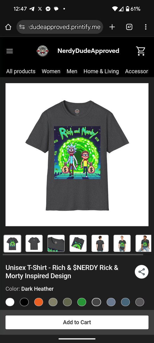 0fficialNerd's tweet photo. π¨ NERDY DUDE APPROVED MERCH STORE IS LIVE, FAM! π’
π€ $NERDYβs droppinβ swag that has Seriously NERDTASTIC VIBES! T-shirts, hoodies, mugs, Accessories and we are just getting started. π€
Now ALL #Nerds can be reppinβ the #nerdiest alpha in Solanaβs memecoin galaxy!
PROFIT SPLIT - We GIVE IT BACK π€
50% to $NERDY holders β
(stack them bags, frens!)
50% marketing /$NERDY Roadmap β
Grab your gear, flex that NERDY pride, & letβs get this viral! β
βΆοΈ Share with your crypto degens AND normie frensβeveryoneβs invited to the nerdiest party in Web3!
π€ππ€ππ€ππ€ππ€ππ€ππ€π https://t.co/BKreZ08rFQ
π€βοΈπ€βοΈπ€βοΈπ€βοΈπ€βοΈπ€βοΈπ€βοΈ
βΆοΈ RT to spread the WORD Buy your $NERDY Friends some Merch.
What is YOUR favorite $NERDY artwork that you think deserves a T-shirt π
βΆοΈ I will be WATCHING π GET ACTIVE
I will be selecting some people to give some FREE Merch π
#IamNerdy π€ #ToTheMoon π
#NerdyDudeApproved π€