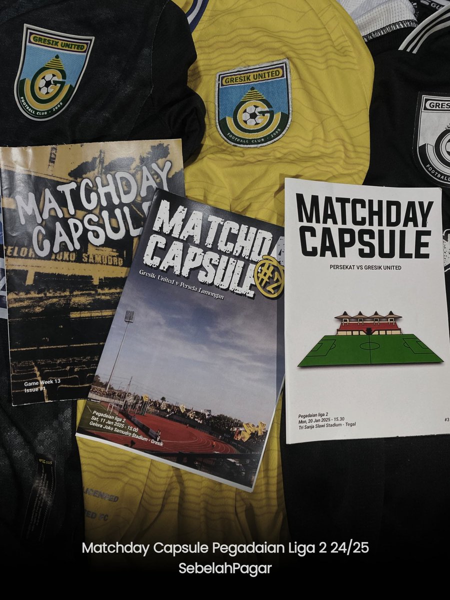 SebelahPagar's tweet photo. Matchday Capsule Archive.

Perjalanan semusim telah selesai. Di musim kemarin, dengan segala keterbatasan Kami, telah lahir 3 issue Matchday Capsule. Harapannya, di musim depan gerakan ini senantiasa terjaga konsistensinya. Semoga.

#sebelahpagar https://t.co/WbPwYTNlcg