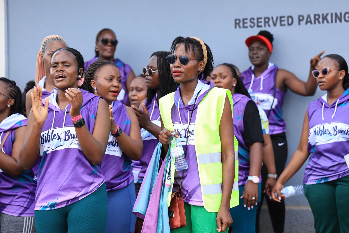 kansdero's tweet photo. Today, Ladies made a statement in Kla💝
The #WalkForJesus by #BiblesAndBrunch happened today with a number of ladies taking part in it🥳!. https://t.co/eJZ5Pcw9qu