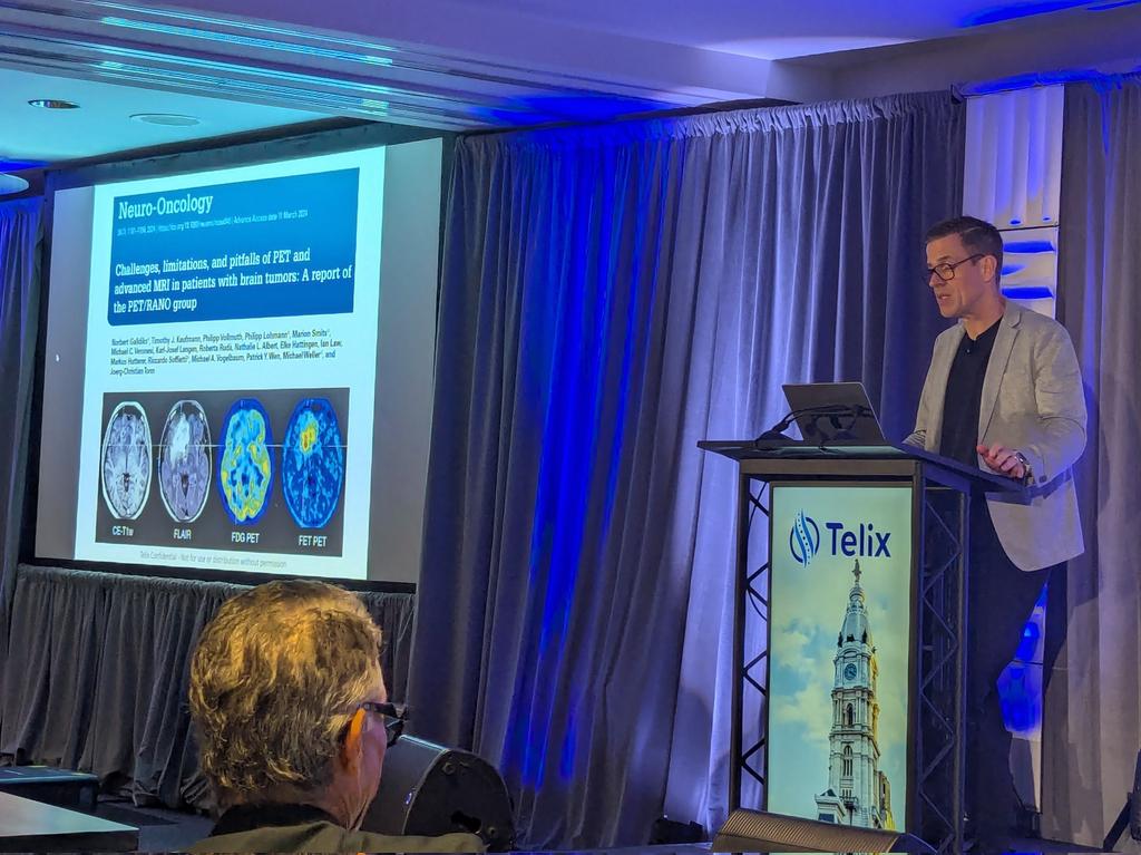 Elizabeth Coffee, MD (@ecoffeemd) on Twitter photo Excellent talk on the Advantages and challenges from 2 decades of PET use in Brain Tumor patients by <a href="/galldiks/">Norbert Galldiks</a> at the <a href="/TelixPharma/">Telix Pharmaceuticals</a> Innovations in Cancer Care Summit. Heres to hoping FET can reach routine clinic use 🤞🏻#neuroonc #braintumor #aminoacidpet #molecularimaging Excellent talk on the Advantages and challenges from 2 decades of PET use in Brain Tumor patients by <a href="/galldiks/">Norbert Galldiks</a> at the <a href="/TelixPharma/">Telix Pharmaceuticals</a> Innovations in Cancer Care Summit. Heres to hoping FET can reach routine clinic use 🤞🏻#neuroonc #braintumor #aminoacidpet #molecularimaging