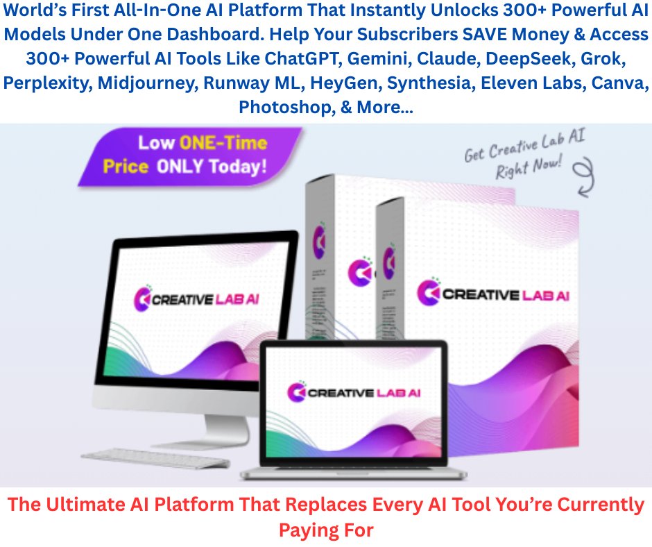 FarukHo82310132's tweet photo. Creative Lab AI Review - Ultimate Collection of AI Models. https://t.co/9N47JqKxMK 
#creativelabai #creativelabaireview #creativelabaibonus https://t.co/928XqpicTq