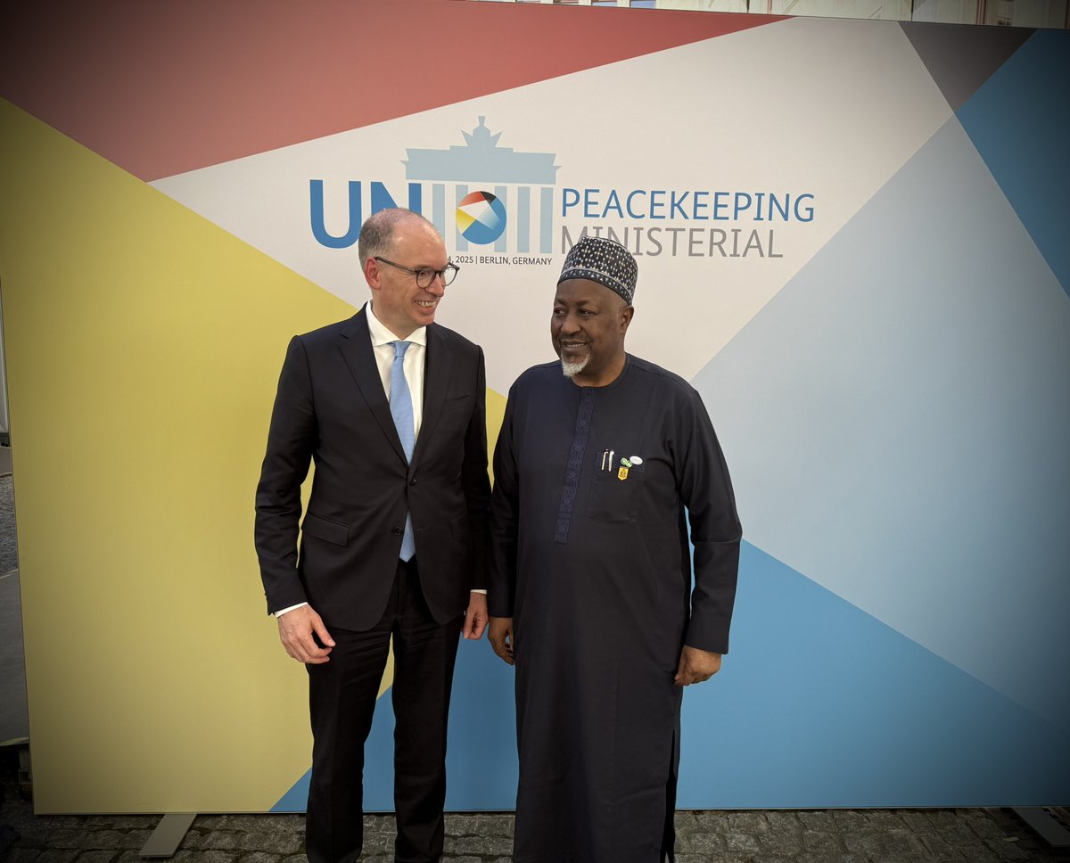 NielsAnnen's tweet image. Together with Minister Alabali-Radovan I attended the #PKMinisterial &amp;amp; discussed #HumanSecurity with colleagues from #Nigeria, #Bangladesh, #Brazil &amp;amp; @AfricanUnion. @UNPeacekeeping and BMZ share a common goal: Create conducive conditions, so no one is forced to flee their homes.