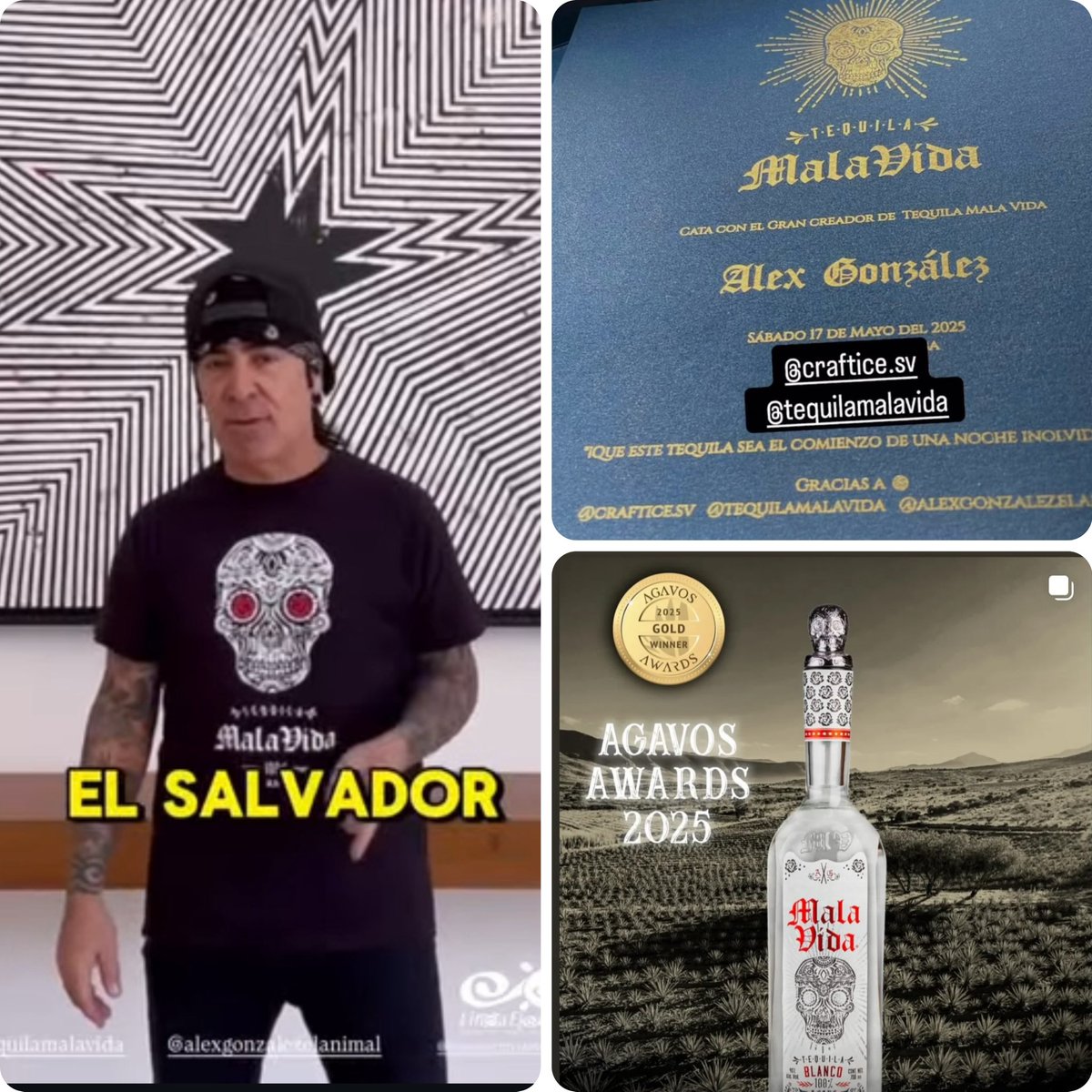Martez305's tweet photo. @nayibbukele Ayer, Alex Gonzalez del Grupo Mana de Mexico 🇲🇽, lanzo su Tequila “Mala Vida” en El Salvador 🇸🇻. Esto confirma lo que el Presidente Bukele dice que el país está creciendo! @Crafticesv @tequilamalavida https://t.co/BlRBotOM0I