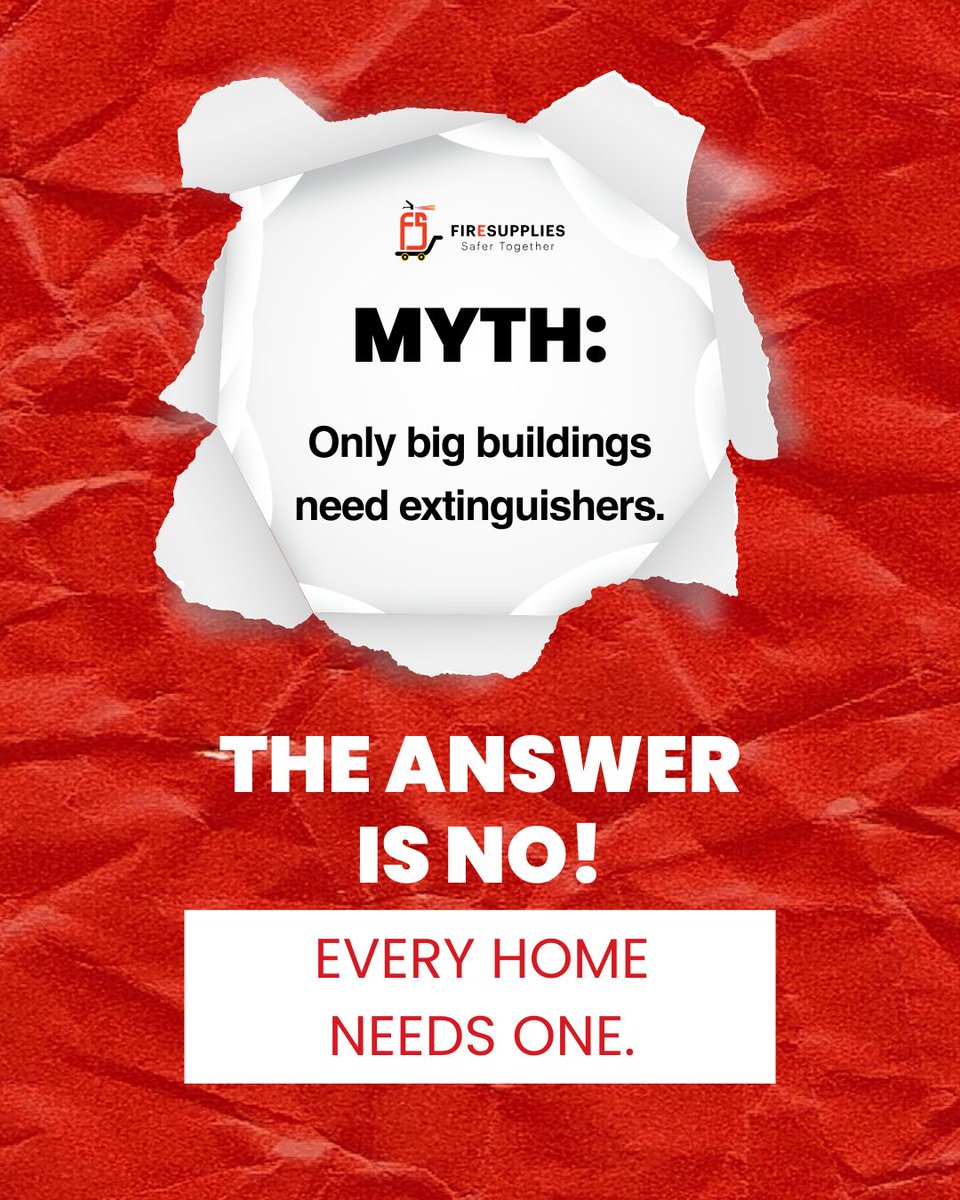 firesuppliesae's tweet photo. 🔥 Think You Know Fire Safety? Think Again!
It’s time to separate fact from fiction. These common myths could put you at risk — swipe through and get the truth that could save lives. 🚫🔥
💡 Stay informed. Stay protected.
#FireSafety #MythBusted #FireProtection #StaySafe #facts https://t.co/c5If1YN2Vw