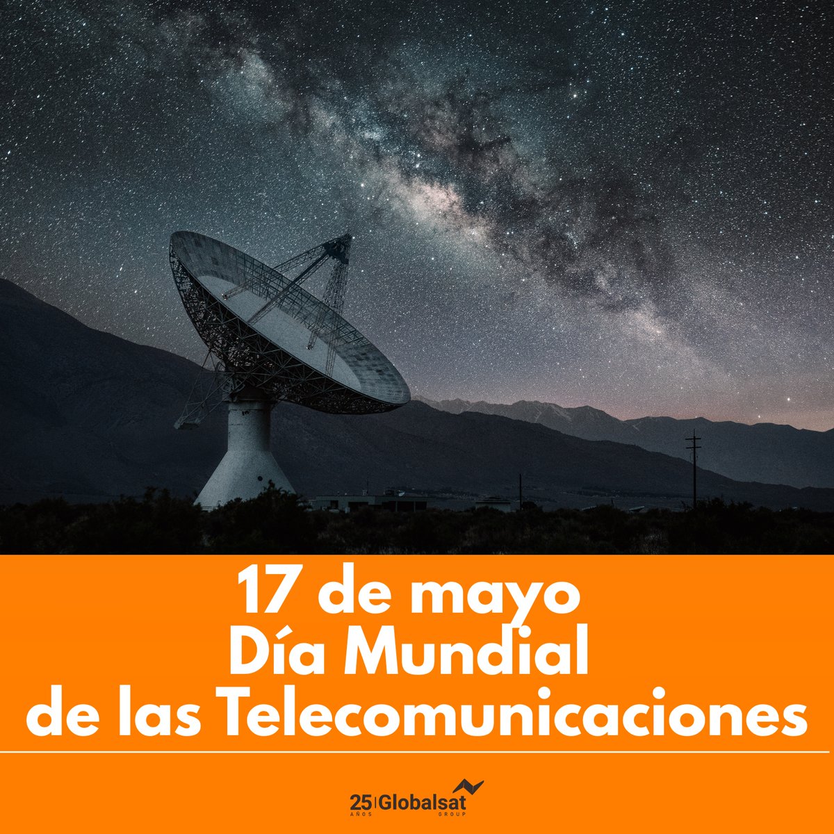 17 de mayo – Día Mundial de las Telecomunicaciones

En nuestros 25 años de historia, fuimos protagonistas de una transformación extraordinaria: desde los primeros servicios satelitales de voz hasta la integración de soluciones IoT y conectividad Direct-to-Device (D2D).

Hoy