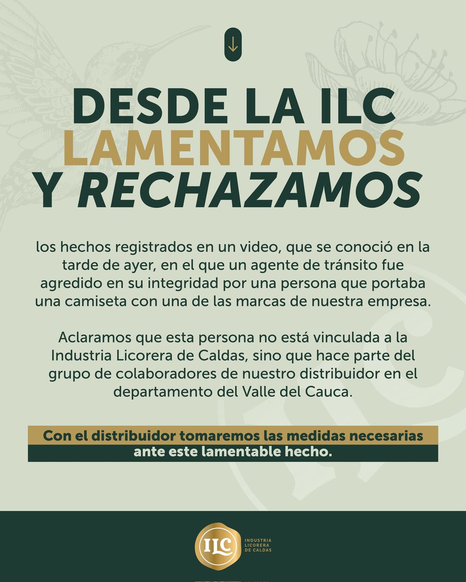 LicoreraCaldas's tweet photo. Comunicado oficial. https://t.co/6pW6V97XVA