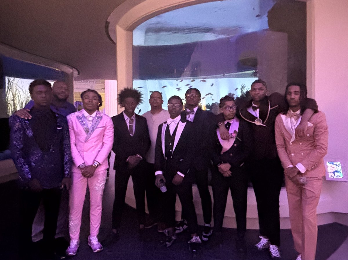 Dyett Basketball at Prom 2025..