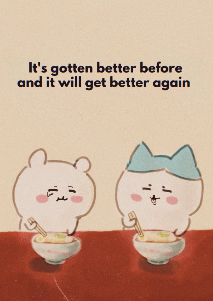 Quote of the day
#chiikawa #hachiware