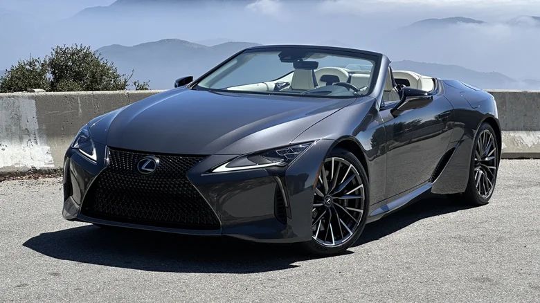 With Its New Touchscreen The Lexus LC 500 Convertible Is Finally The Best Car On Sale. The Lexus LC 500 Convertible is a gorgeous grand tourer that happens to use one of the greatest engines of the past few decades. #Lexus #Convertible