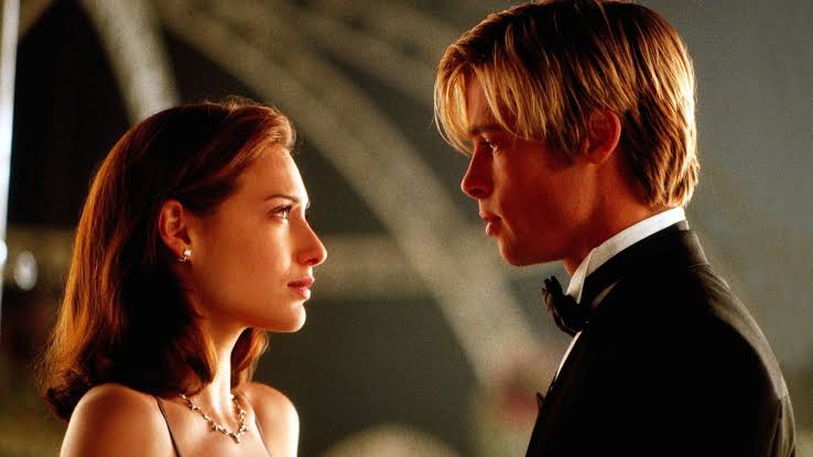 notmerry's tweet photo. Did not realize Meet Joe Black was 3 hours long, because 90s Brad Pitt 🤌 https://t.co/kZgSTw30C2