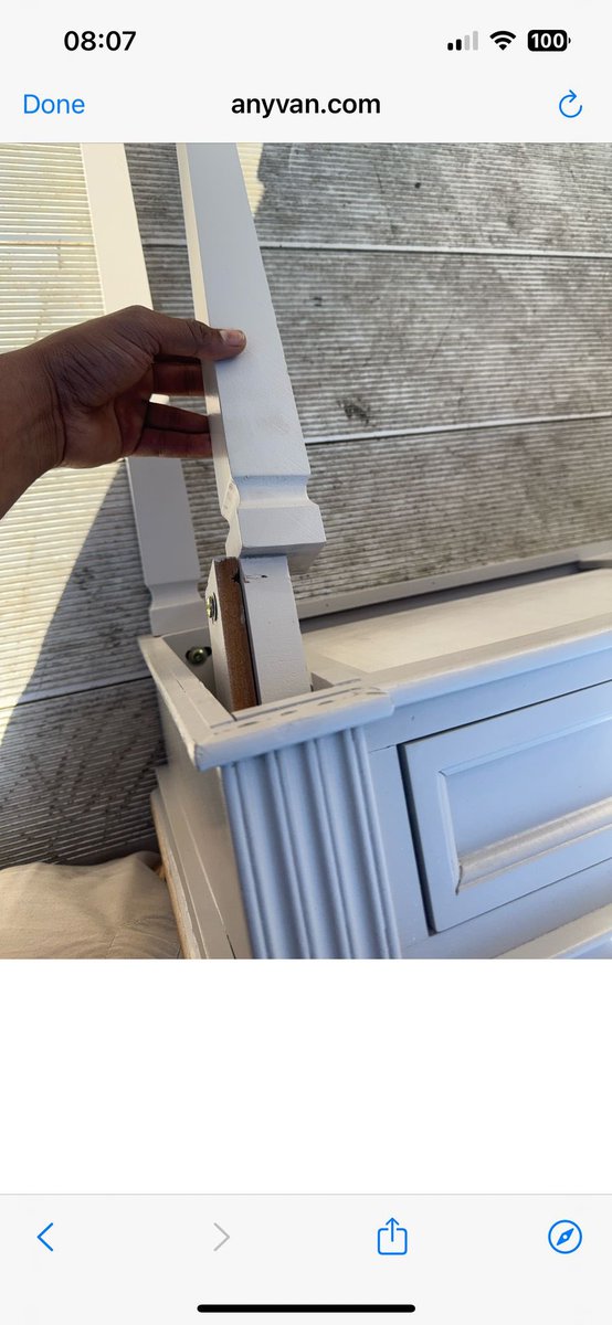 nikyham2's tweet image. Do NOt use @AnyVan pile of shxt- they didn’t deliver for nearly a week- broke my daughters furniture - stored it in a van left on the street- told lies every step of the way- will be exposing to journalists #conmen