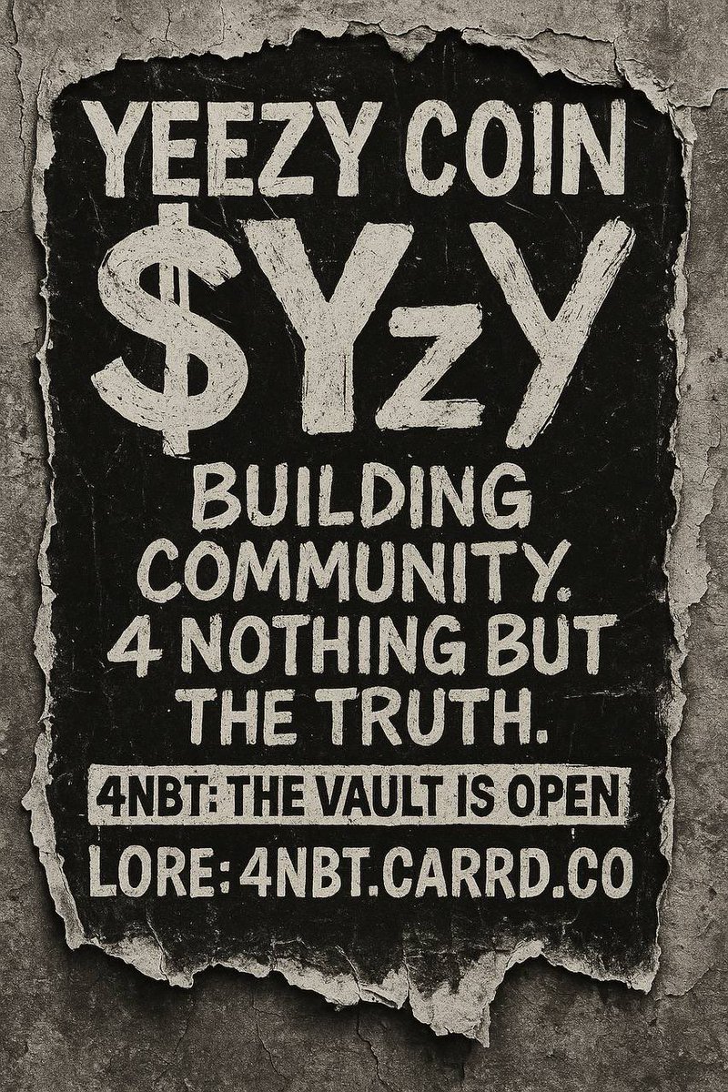 moonsbagsony's tweet photo. 🛑 2016 You missed #BTC
🛑 2017 You missed #ETH
🛑 2018  You missed #BNB
🛑 2019  You missed #DOGE
🛑 2020  You missed #SHIB
🔴 2023  You missed #PEPE
🔴2024 You Missed #DOGWIF
🟢2025 YOU CAN GET INTO TRUTH

#YEEZYCOIN it's the Next Big thing 💸💸🔥🔥 #4NBT https://t.co/cJEoX3QMx2