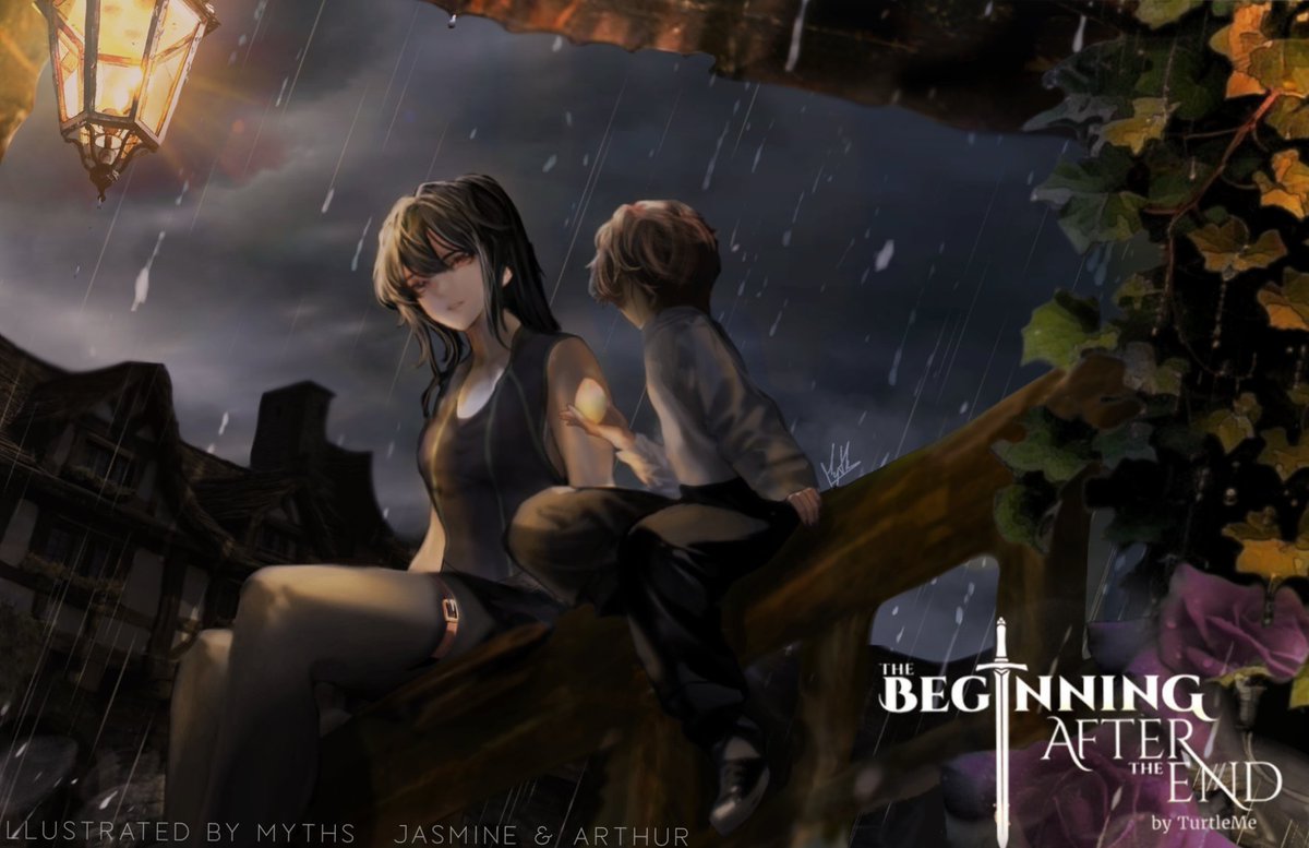 mythsdraw's tweet photo. Jasmine &amp; Arthur
A little scenery with them, on a rainy day :)

Time : 25h
App : Ibis paint X

#jasmineflamesworth #arthurleywin #thebeginningaftertheend #tbate https://t.co/PPK7O8LgG8