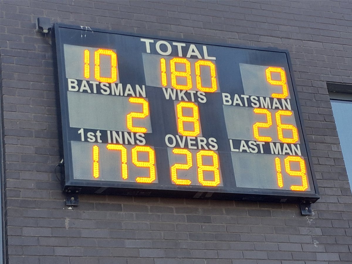 MonktonSport's tweet photo. Would you believe it?! Won with an over to spare. Jacob and Josiah bring it home💪#monktoncricket https://t.co/8a2xoNF3ij