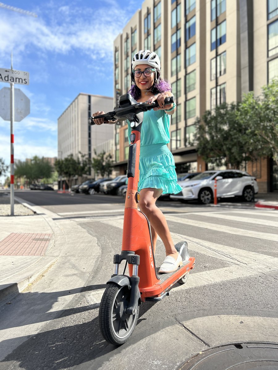 🛴Looking for a way to get around with the use of a vehicle?
Through our program vendors Lime @lime and Spin <a href="/ridespin/">Spin</a> we offer an inventory of e-scooters, e-bikes, traditional pedal bikes and adaptive bikes, as an alternative 🌱green way to get around @cityofphoenixaz