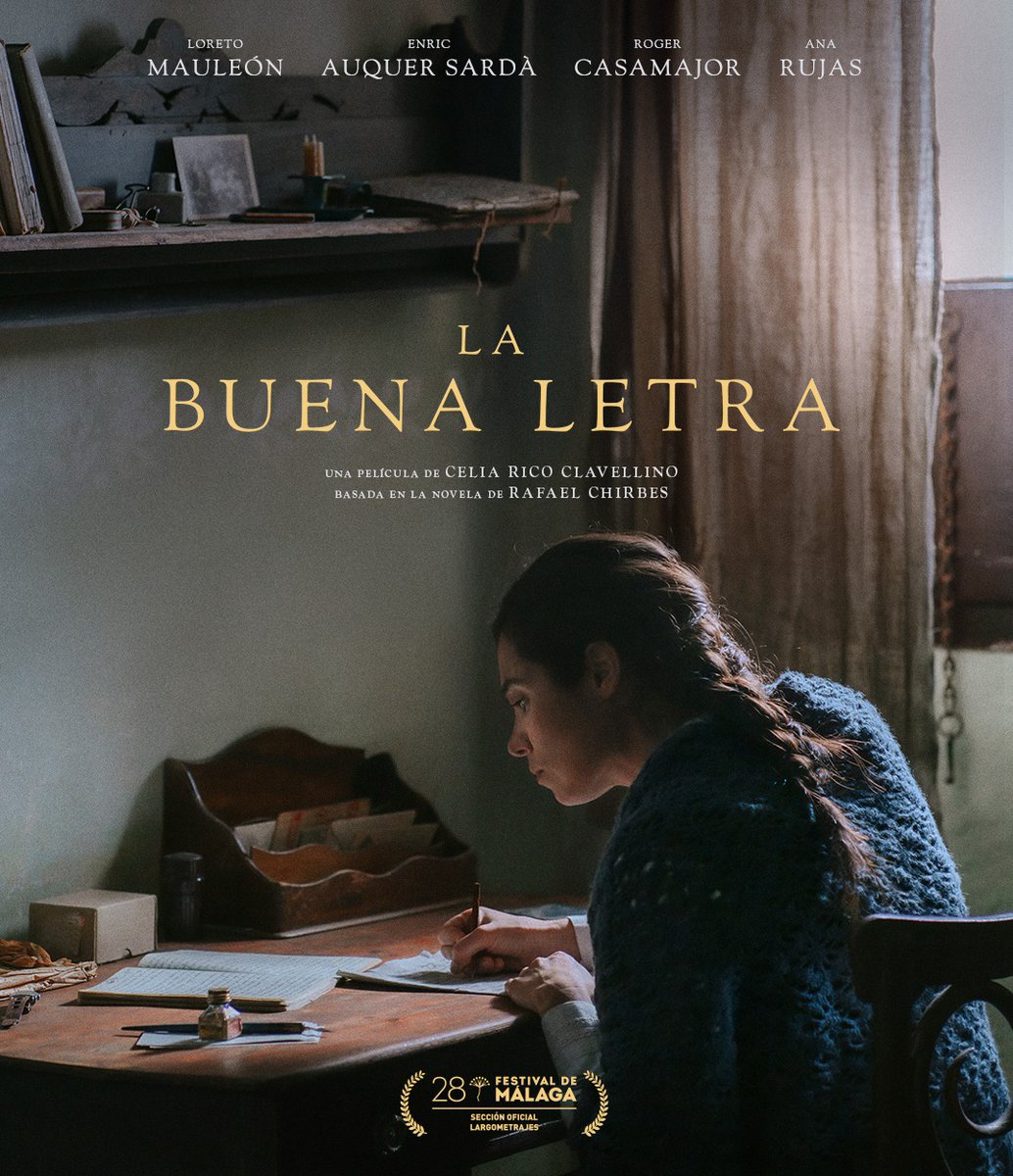 El próximo Jueves 22/05/25 a las 20:30, en el
<a href="/CineMadrigal/">Cine Madrigal</a>  PRESENTACIÓN Y COLOQUIO de la película LA BUENA LETRA

>Con la PRESENCIA  de la directora CELIA RICO CLAVELLINO

Entradas a la venta anticipada en taquilla a 4€

<a href="/CaramelFilms/">Caramel Films</a>