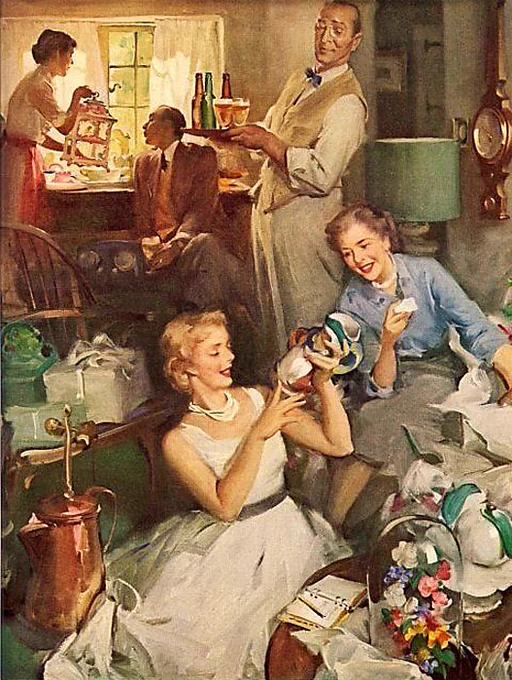 Oh sure you Leyendecker or Rockwell but real ones fuck w Haddon Sundblom. 