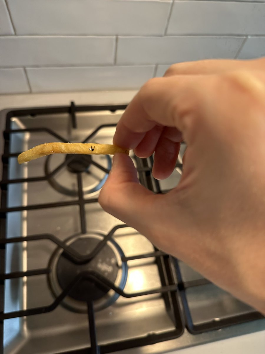 Nathan_DeCarlo's tweet photo. @McDonalds what’s up with all the micro plastics on the fries? https://t.co/ggnrOfbjG8
