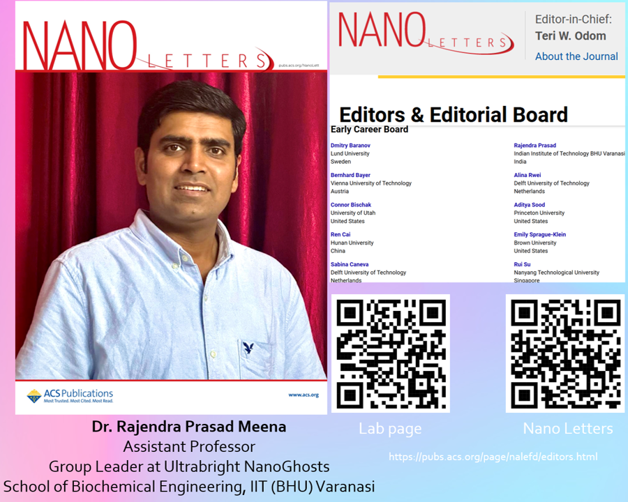 1989rpm's tweet photo. I am honored to join the board of @NanoLetters  (Early Career Board). I would like to thank my mentors for their great support. Thanks to EIC Teri Odom for considering and giving me a chance. I must also thank my institute @IITBHU_Varanasi and the School for the great support https://t.co/TtwHPiuaE6