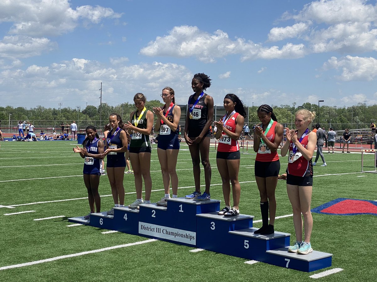 Hana Hussein reached 36 feet in the triple jump just a few weeks ago. 

Now… she’s the 2025 District 3 3A champion with a mark of 38-5.75, setting a new McCaskey school record. 

<a href="/ELCOAthletics/">ELCO Athletics</a>’ Makenna Haas earns silver at 38-3.75.