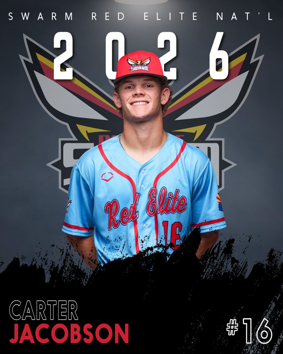 Swarm Red Elite (@swarmredelite) on Twitter photo 🔥 Introducing the Swarm Red Elite 2026! 🔥
Meet the team. Let the season begin. 🐝⚾️
<a href="/Alex_AK47_korbs/">Alex Korbesmeyer</a>
<a href="/Brock0813/">Brock MacDonald</a>
<a href="/BrodyViavattene/">Brody Viavattene</a>
<a href="/Carterjacobso20/">Carter jacobson</a> 🔥 Introducing the Swarm Red Elite 2026! 🔥
Meet the team. Let the season begin. 🐝⚾️
<a href="/Alex_AK47_korbs/">Alex Korbesmeyer</a>
<a href="/Brock0813/">Brock MacDonald</a>
<a href="/BrodyViavattene/">Brody Viavattene</a>
<a href="/Carterjacobso20/">Carter jacobson</a>