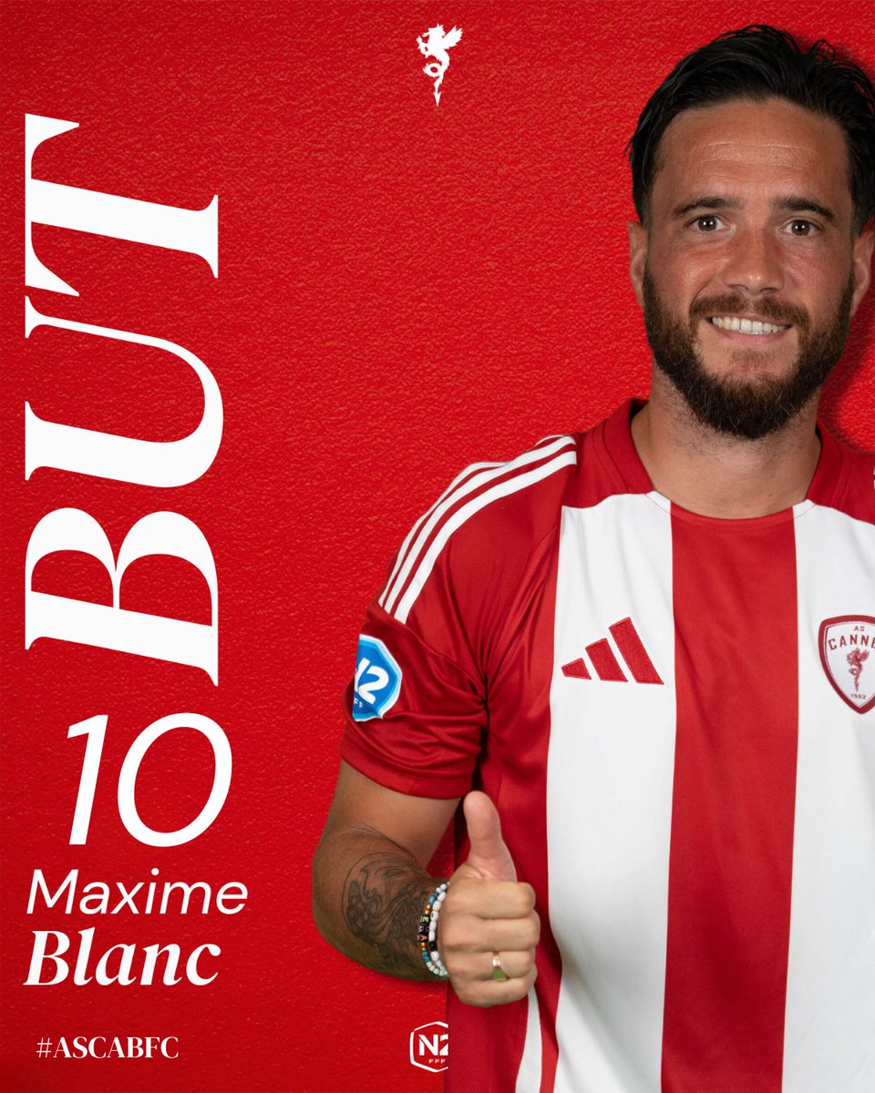 ASCannes1902's tweet photo. 🔴 EN DIRECT | #N2

⏱️ 51’ Pineau remonte tout le terrain et délivre un centre parfait pour Domingues, qui remise intelligemment pour Blanc. Ce dernier conclut en envoyant le ballon au fond des filets !

2️⃣-1️⃣ | #ASCABFC https://t.co/TEbZRKa0Pt