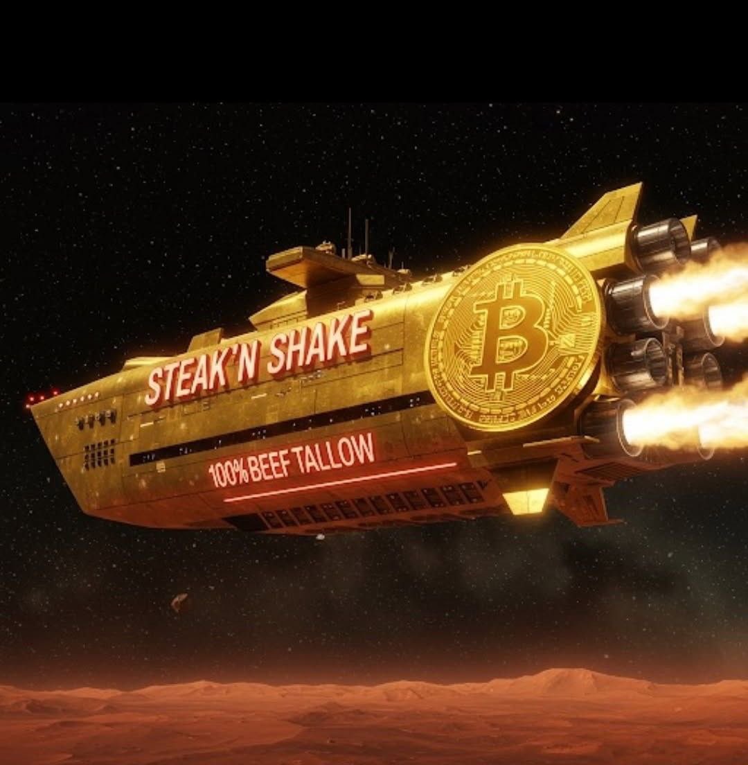 botquantumai's tweet photo. Fast food giant Steak 'n Shake is now officially accepting Bitcoin Lightning Network payments. https://t.co/ym7vMz81HW