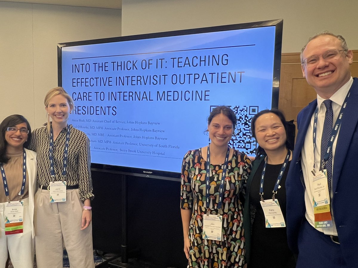 Hopkins Bayview IM Residency (@bayviewmedicine) on Twitter photo Amazing #SGIM25 Workshop on Ambulatory Intervisit Care Education by <a href="/AnnaShah_MD/">Anna Shah, MD</a>, <a href="/JANEABERNETHYMD/">Janie Abernethy, MD MBE</a> <a href="/ORourkeJr/">Paul O'Rourke</a> of <a href="/BayviewMedicine/">Hopkins Bayview IM Residency</a>, <a href="/DrPattyNg/">Patricia Ng, MD</a> of <a href="/sbudeptofmed/">Stony Brook Department of Medicine</a>, & Dr. Jen Shiroky of <a href="/USouthFlorida/">University of South Florida</a>
Packed house on a Saturday brainstorming primary care education!!!
<a href="/SocietyGIM/">SGIM</a> Amazing #SGIM25 Workshop on Ambulatory Intervisit Care Education by <a href="/AnnaShah_MD/">Anna Shah, MD</a>, <a href="/JANEABERNETHYMD/">Janie Abernethy, MD MBE</a> <a href="/ORourkeJr/">Paul O'Rourke</a> of <a href="/BayviewMedicine/">Hopkins Bayview IM Residency</a>, <a href="/DrPattyNg/">Patricia Ng, MD</a> of <a href="/sbudeptofmed/">Stony Brook Department of Medicine</a>, & Dr. Jen Shiroky of <a href="/USouthFlorida/">University of South Florida</a>
Packed house on a Saturday brainstorming primary care education!!!
<a href="/SocietyGIM/">SGIM</a>