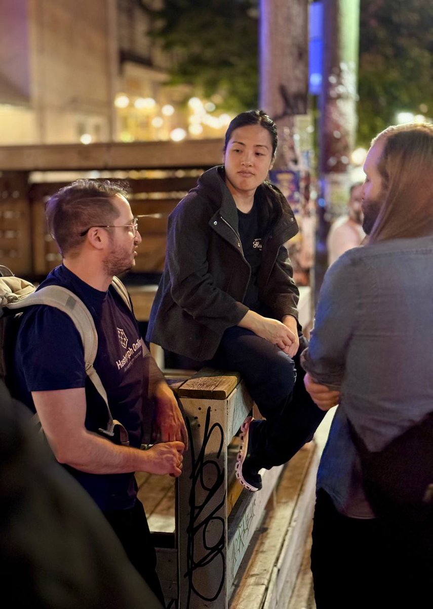 May Chan (@may_hashpack) on Twitter photo This week was packed with supercharged conversations about ecosystem direction and growth.
That and literal yelling about distributed AI meshnets with <a href="/Kantorcodes/">Kantorcodes | ℏ/acc | Hashgraph Online 💎</a> and <a href="/TMCC_Patches/">patches.hbar</a> 😂 This week was packed with supercharged conversations about ecosystem direction and growth.
That and literal yelling about distributed AI meshnets with <a href="/Kantorcodes/">Kantorcodes | ℏ/acc | Hashgraph Online 💎</a> and <a href="/TMCC_Patches/">patches.hbar</a> 😂