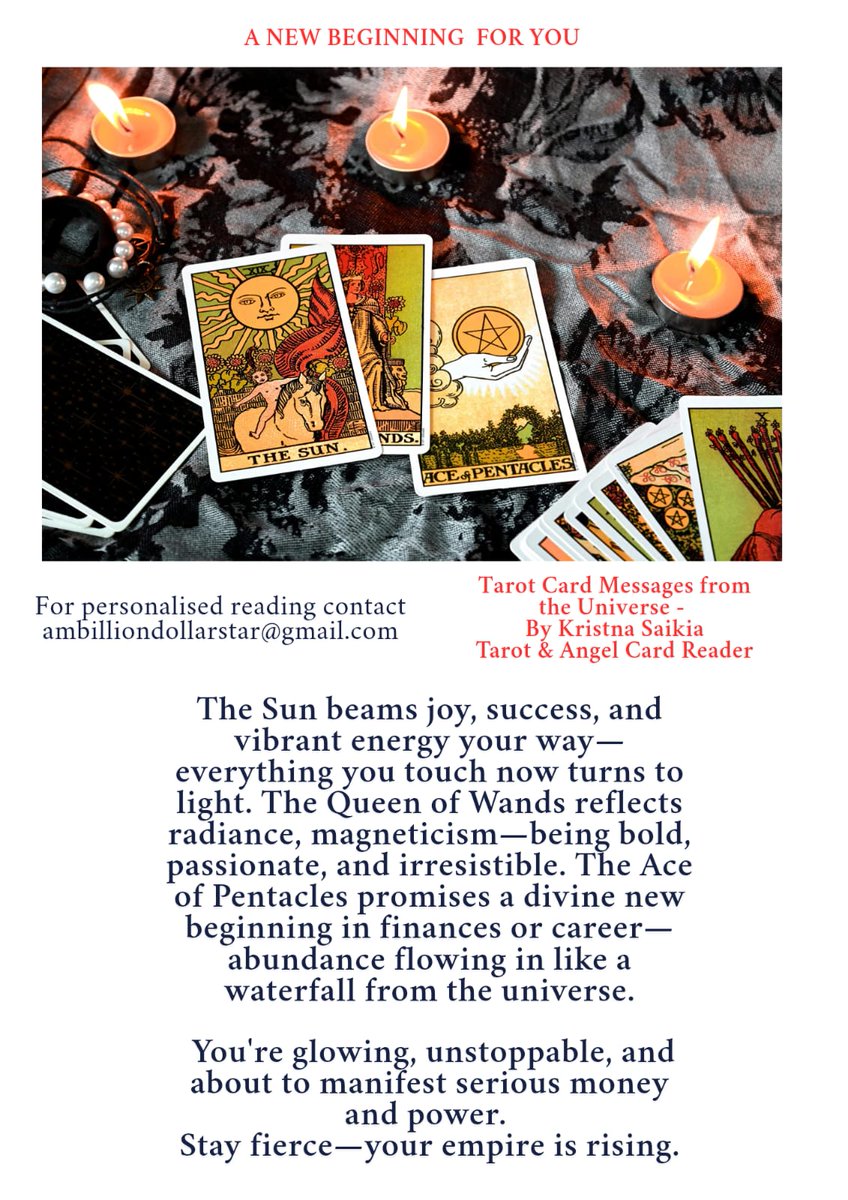 For Personal reading via Video calling 
To contact me :
ambilliondollarstar@gmail.com