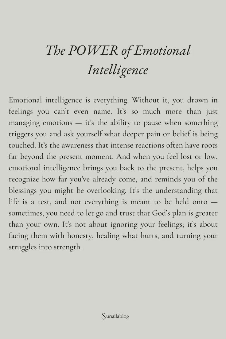 The POWER of Emotional Intelligence