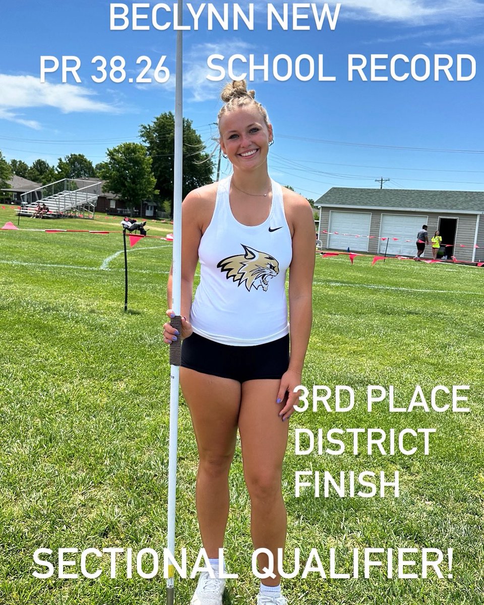 ValSportsMom (@valleygirl1994) on Twitter photo Beclynn Garrett with a new PR and school record and third place finish at districts. She qualified for Sectionals! πΎπ€π <a href="/Beclynn10/">Beclynn Garrett</a> Beclynn Garrett with a new PR and school record and third place finish at districts. She qualified for Sectionals! πΎπ€π <a href="/Beclynn10/">Beclynn Garrett</a>