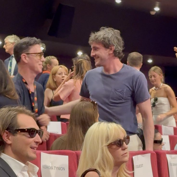 APaulMescal's tweet photo. 📸 • Paul Mescal with Harris Dickinson and Charli XCX at the premiere of 'URCHIN' at the Cannes Festival. https://t.co/7OGhxStFAq