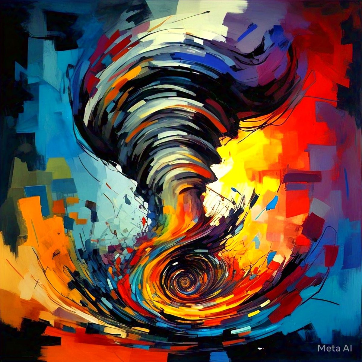 PositivePBD's tweet image. Artwork: Tornado Of Colors