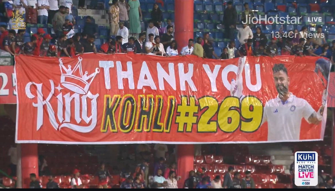 cricupdatesonX's tweet image. CRICKET FAN ARE DEEPLY DISHEARTENED AND DISAPPOINTED..!!!

Fans came in white Jerseys to tribute King Virat Kohli for Test Cricket  but the match was called off at Chinnaswamy.

 #RCBvKKR #KKRvsRCB