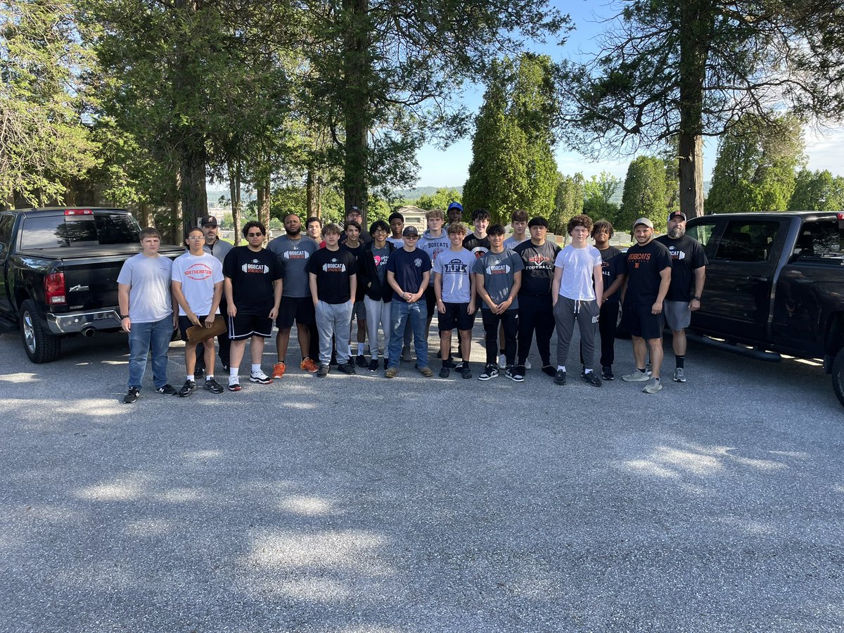 What a great way to remember the veterans that did so much for this country! The Bobcats had the honor of assisting the VFW placing flags at veteran’s graves ahead of Memorial Day.