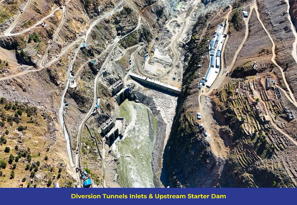 developingpak's tweet photo. #Construction progress on #Dasu Hydropower Project: Excavation at Main #Dam’s foundation continues, as #WAPDA is making all out efforts to start electricity generation from the Project in 2027
#DasuProject #DasuHydropower #DasuDam #Kohistan #KhyberPakhtunkhwa #KP #Pakistan 🇵🇰🇵🇰 https://t.co/aHdr7MRbkE