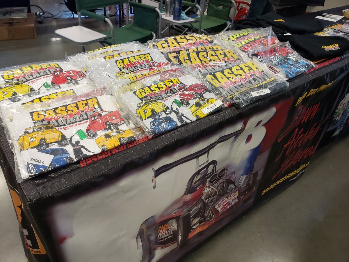 GasserWarsMag's tweet photo. Come say hi to Phil at the @MonroeSwapMeet in building 604 (under cover) in stalls 98 and 99! #MASM2025 https://t.co/9ZHk8mrMjM